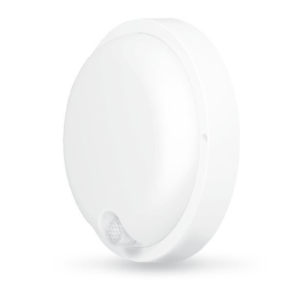LED світильник з датчиком ІК IP54 круглий VIDEX 12W 5000K сенсорний білий 26446 фото