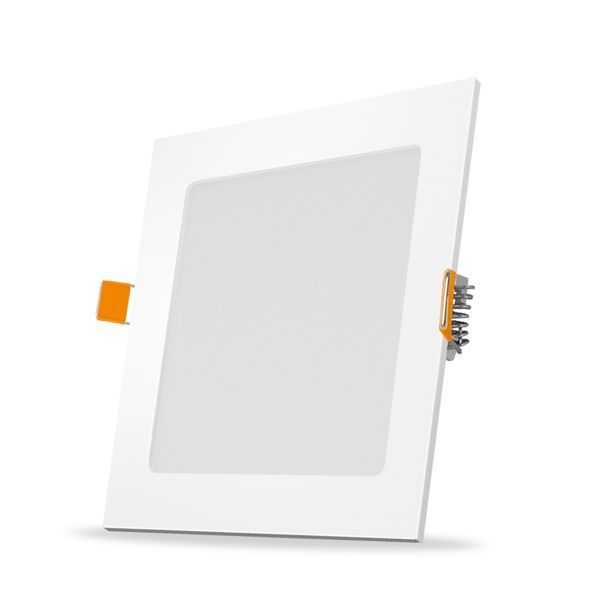 LED светильник с регулировкой яркости встроенный квадрат VIDEX 12W 5000K D3 24316 фото