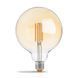 LED лампа VIDEX Filament G125FAD 7W E27 2200K дімерна бронза 24561 фото 2