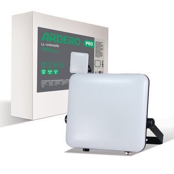 Світлодіодний прожектор Ardero LL-4100ARD PRO 100Вт 6500K чорний A-80228 фото
