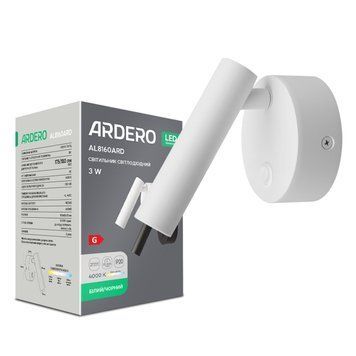 Світлодіодний накладний світильник Ardero AL8160ARD 3Вт білий A-80987 фото