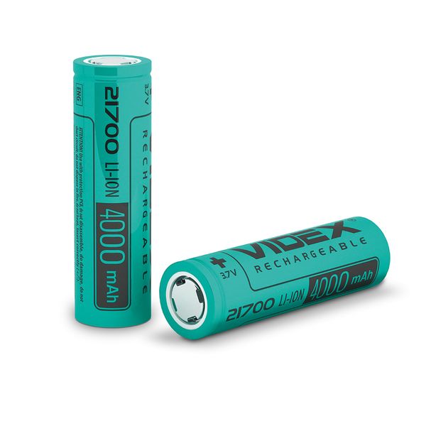 Акумулятор Videx Li-ion 21700 (без захисту) 4000mAh 1шт 21700/4000/1B фото