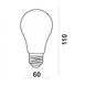 Лампа світлодіодна куля Ultralight A60 7Вт Y E27 ECO 49302 фото 3