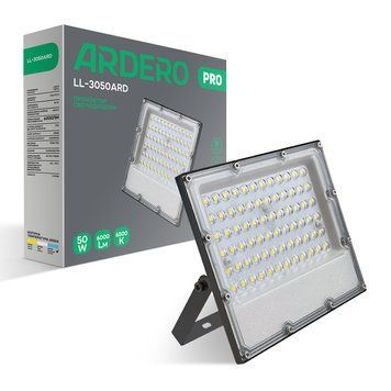 Світлодіодний прожектор Ardero LL-3050ARD PRO 50Вт 6500K сірий A-80027 фото