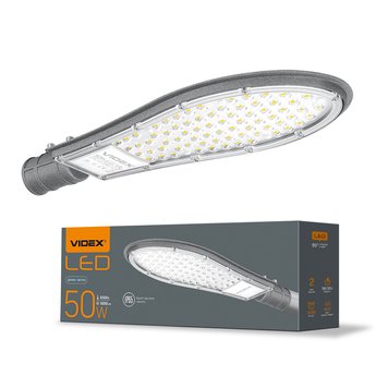 LED ліхтар вуличний VIDEX IP65 50W 5000K VL-SLE15-506 26457_V фото