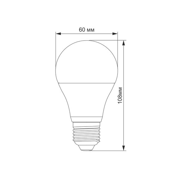 LED лампа TITANUM A60 8W E27 4100K 24923_T фото
