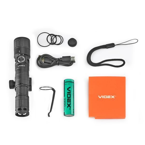 Тактический светодиодный фонарик VIDEX VLF-AT366 1000Lm 5000K 28365 фото