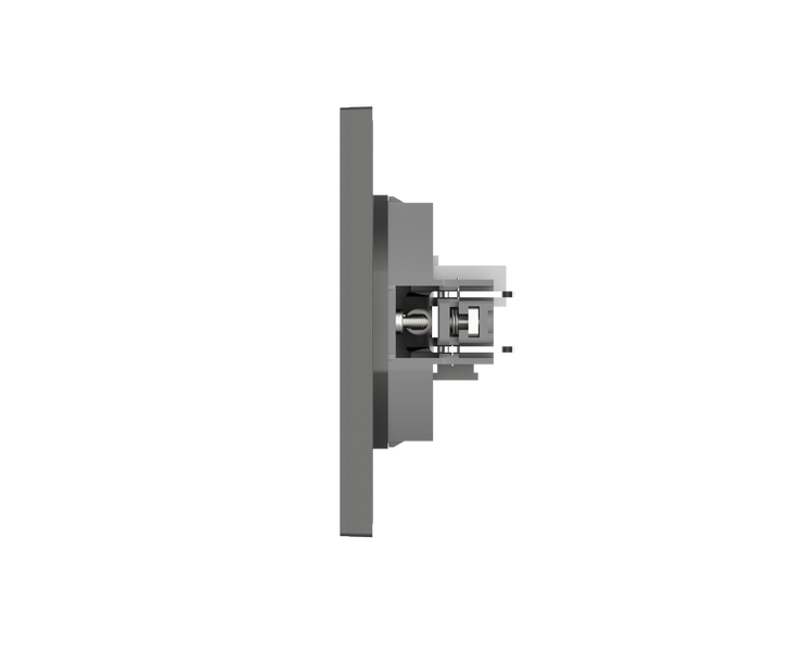 Розетка мережева 1*RJ45 (САТ.6) сіра L-TEC LT-F-61САТ6-G фото