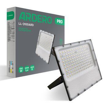Світлодіодний прожектор Ardero LL-3100ARD PRO 100Вт 6500K сірий A-80028 фото