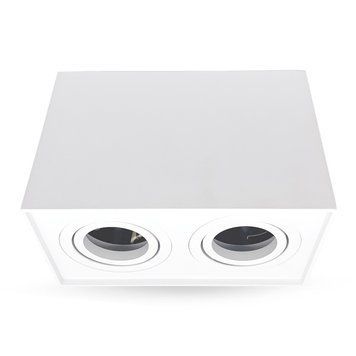 Накладний світильник Feron ML305-2 під лампу білий F-40015 фото