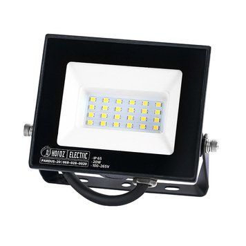 Прожектор светодиодный PARDUS-20 20W 6400K черный Horoz Electric 068-028-0020-010 фото