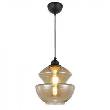 Светильник подвесной HARMONY-1 янтарный Horoz Electric 021-017-0001-020 фото