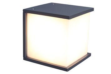 Светильник уличный настенный LUTEC 1846 gr Вox Cube E27 Architectural 5184601118 фото