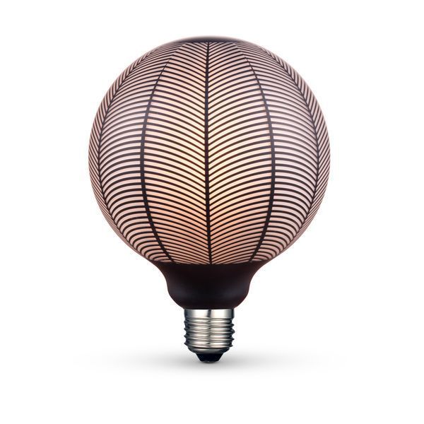 LED лампа VIDEX Filament VL-DG125BN 6W E27 1800K Black Magician pine needles 27619 фото