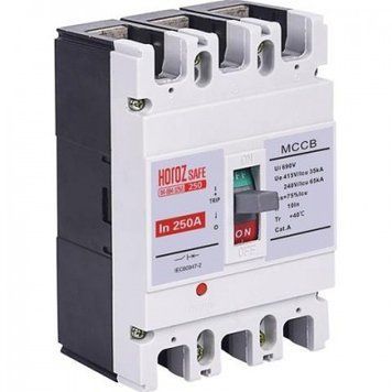 Шкафной автоматический выключатель SAFE 400А 3P С 35кА Horoz Electric 114-004-3400-010 фото