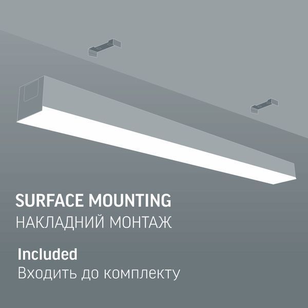 LED світильник лінійний VIDEX BN03 50W 1.2М 5000K 220V Black 28533 фото