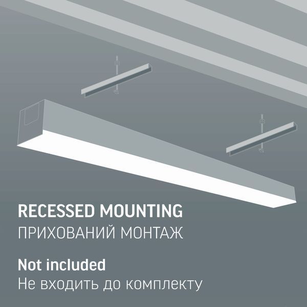 LED світильник лінійний VIDEX BN03 50W 1.2М 5000K 220V Black 28533 фото