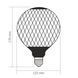 LED лампа VIDEX Filament VL-DG125BP 6W E27 1800K Black Magician net 27618 фото 3