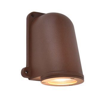 Светильник уличный настенный Lutec Ancor Wall Down 1 Light Gu10 Matt Brown Tradition 5115001445 фото