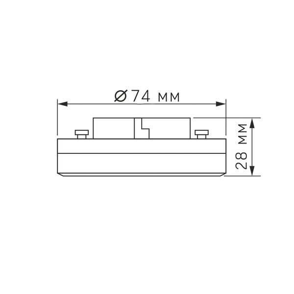 LED лампа VIDEX GX53 12W 4100K 220V VL-GX53-12534 фото