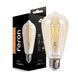 Світлодіодна лампа Feron Filament LB-764 4Вт E27 2700K EDISON ST64 золото F-25857 фото 1