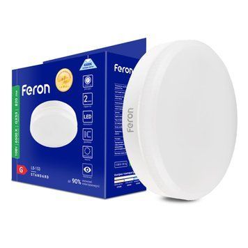Світлодіодна лампа Feron LB-153 10Вт GX53 6500K F-80597 фото