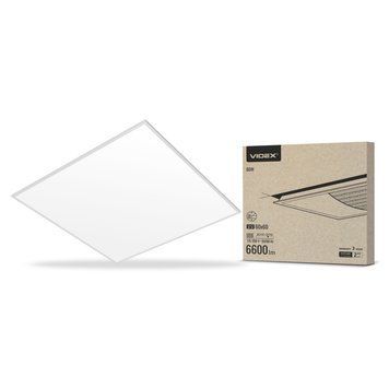 LED панель VIDEX 60W 6000K 220V матова 25809 фото