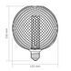 LED лампа VIDEX Filament VL-DBMC125150 4W E27 1800K Black Chainmail style 27615 фото 3