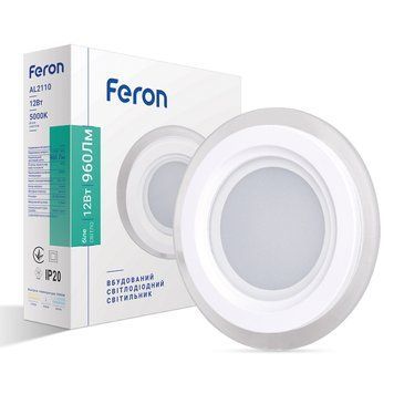 Світлодіодний світильник Feron AL2110 12Вт білий F-01579 фото