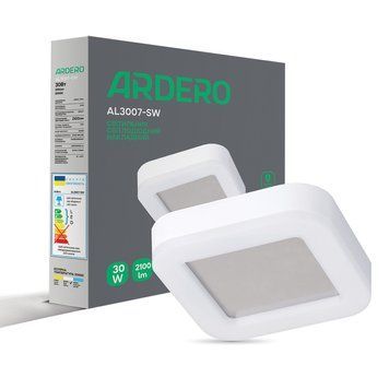 Світлодіодний накладний світильник Ardero AL3007-SW&nbsp;30Вт 5000K білий A-80220 фото