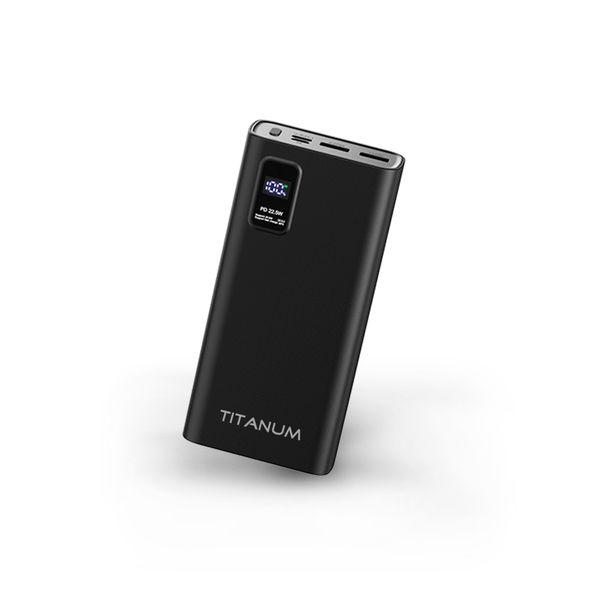 Повербанк TITANUM 727S 20000mAh 22.5W Black 27362_T фото