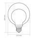 LED лампа VIDEX Filament VL-DG125-BB80LF 3.5W E27 3000K Bulb in bulb 27620 фото 3