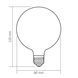 LED лампа VIDEX Filament VL-DG80MO 7W E27 3000K Porcelain dimmable 27622 фото 3
