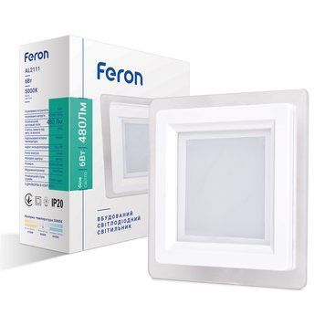 Світлодіодний світильник Feron AL2111 6Вт білий F-01581 фото