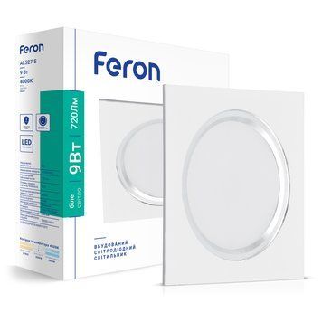 Світлодіодний світильник Feron AL527-S 9Вт 4000K F-01821 фото