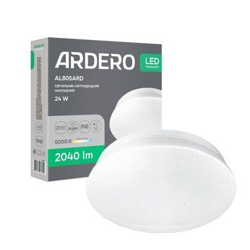 Світлодіодний накладний світильник Ardero AL805ARD 24Вт 5000K білий A-80295 фото