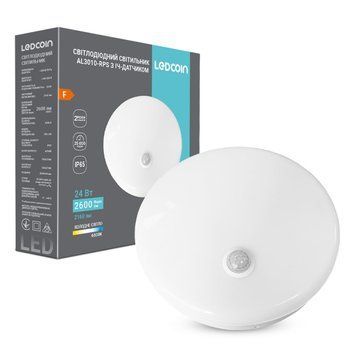 Світлодіодний накладний світильник Ledcoin AL3010-RPS з ІЧ-датчиком 24 Вт 6500К білий L-80928 фото