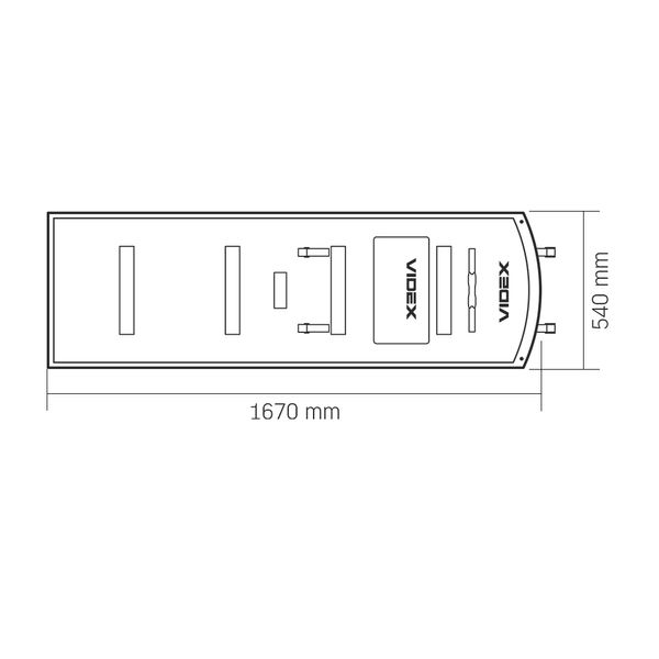 Портативное зарядное устройство солнечная панель VIDEX VSO-F4120 18V 120W VSO-F4120 фото