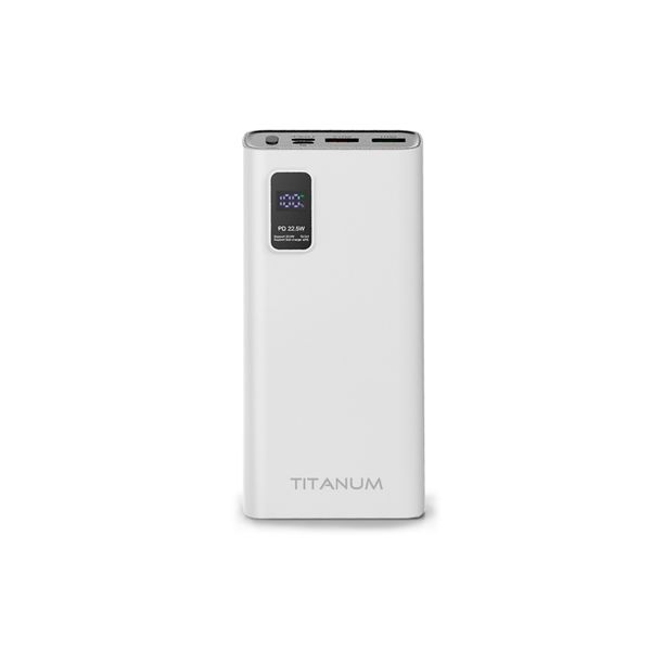 Повербанк TITANUM 727S 20000mAh 22.5W White 27363_T фото