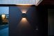 Світильник вуличний настінний із сонячною панеллю Lutec Belka Solar Hybrid Led Wall Up&Down 2 Light Dark Grey 3000K Solar 6915601335 фото 2