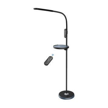 Светодиодный LED торшер NORMAN- C черный 15W беспроводная подзарядка Horoz Electric 046-005-0015-020 фото