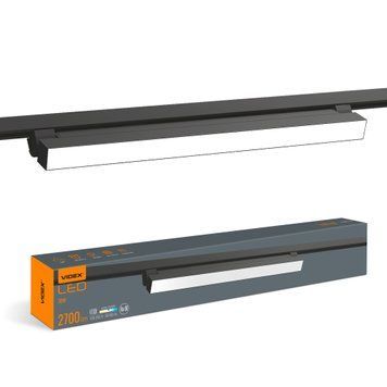 LED светильник трековый VIDEX TR05 30W 4100K 220V черный 28196 фото