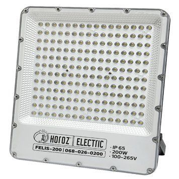 Прожектор светодиодный FELIS-200 200W 6400K Horoz Electric 068-026-0200-010 фото