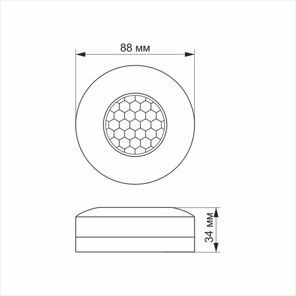 Датчик руху та освітленості VIDEX VL-SPC12B 220V 1200W інфрачервоний VL-SPC12B фото