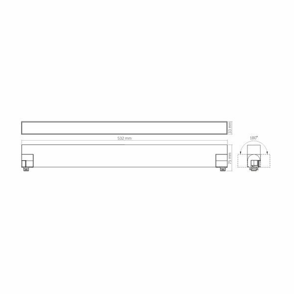 LED светильник трековый VIDEX TR05 30W 4100K 220V черный 28196 фото