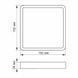 LED Светильник накладной квадрат VIDEX 18W 5000K Black 27801 фото 5