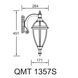 Светильник уличный настенный Lusterlicht QMT 1357S California I антич/бронза Е27 46301 фото 2