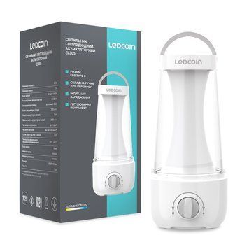 Акумуляторний світлодіодний світильник Ledcoin EL305 10Вт білий L-80565 фото
