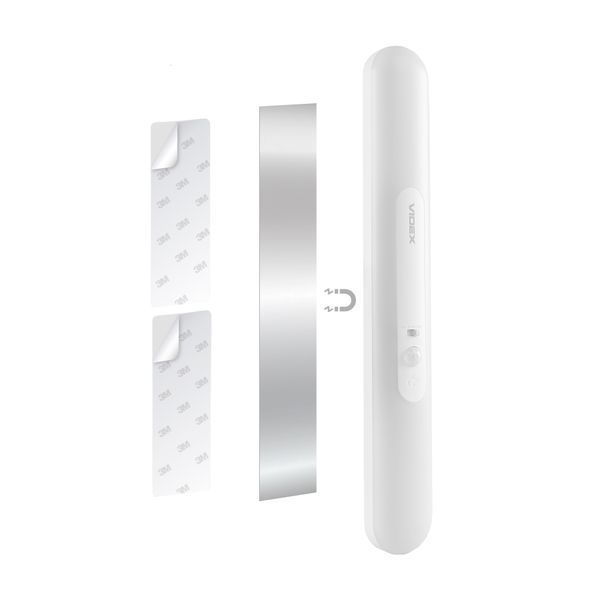 LED Светильник аккумуляторный с датчиком движения VIDEX VL-NL013W-SR 28223 фото