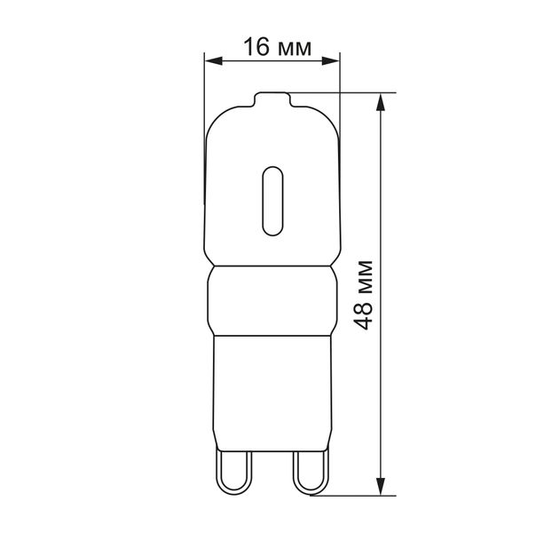 LED лампа VIDEX G9e 2.5W G9 4100K VL-G9e-25224 фото